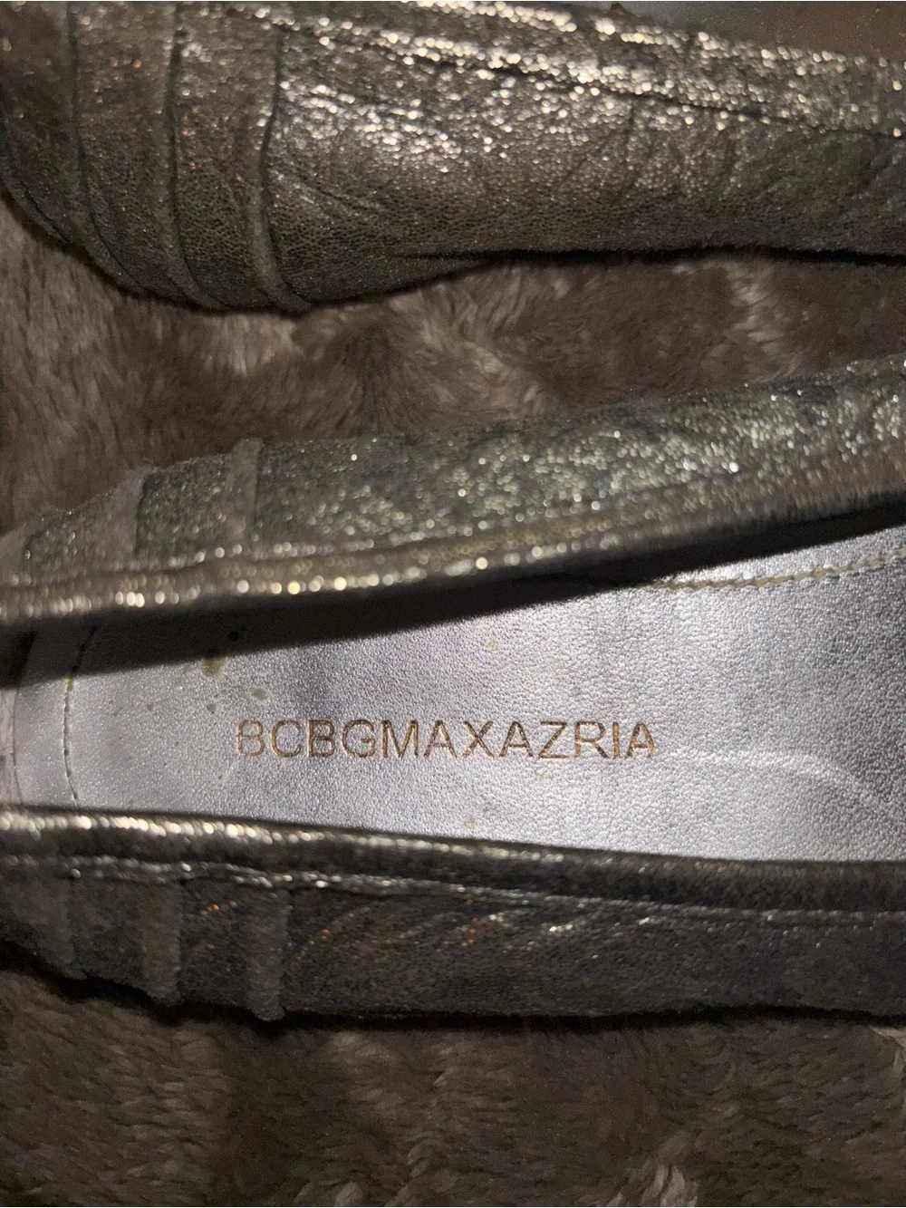 BCBG MAX AZRIA RHINESTONE FLATS